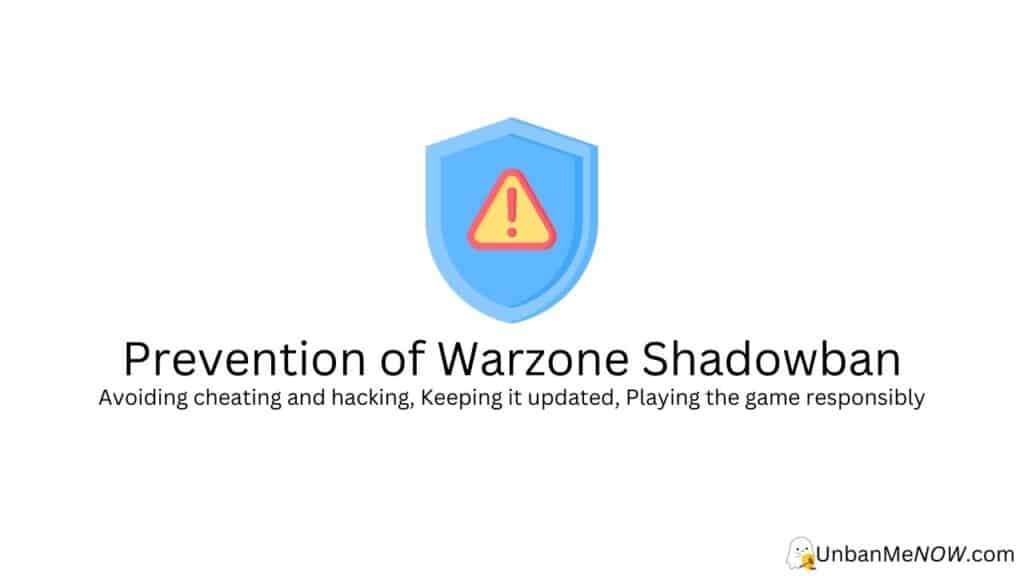 Prevention of Warzone Shadowban