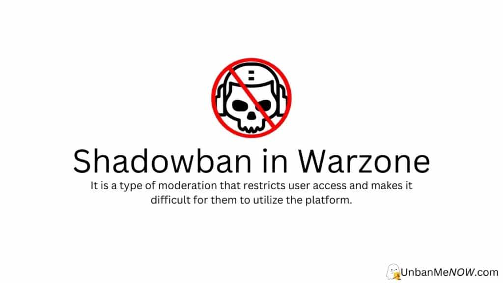 Shadowban in Warzone