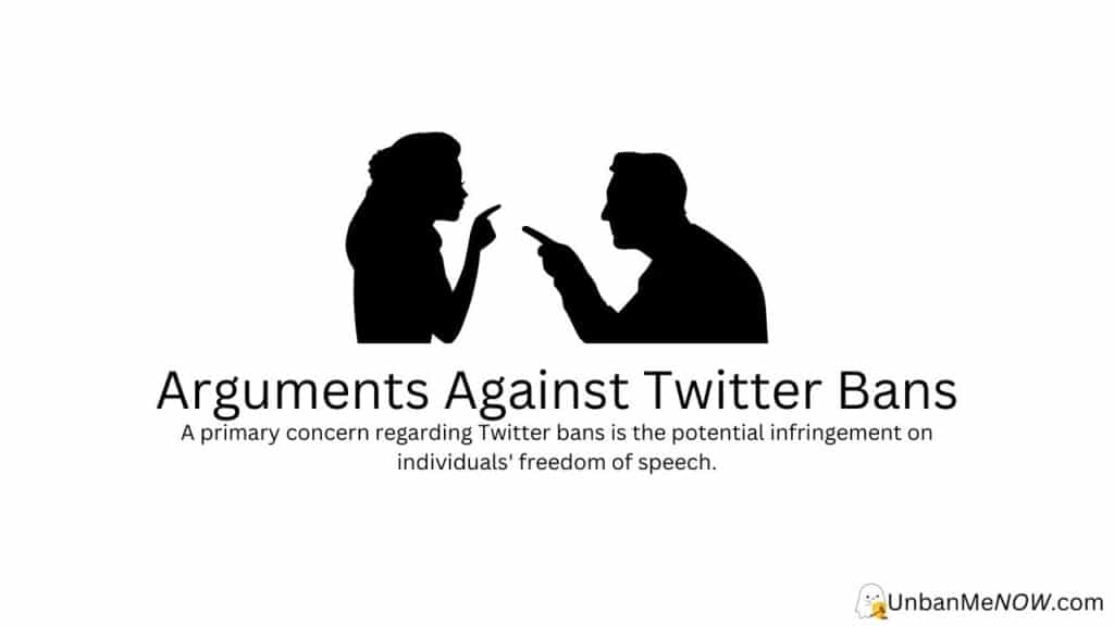 Arguments Against Twitter Bans