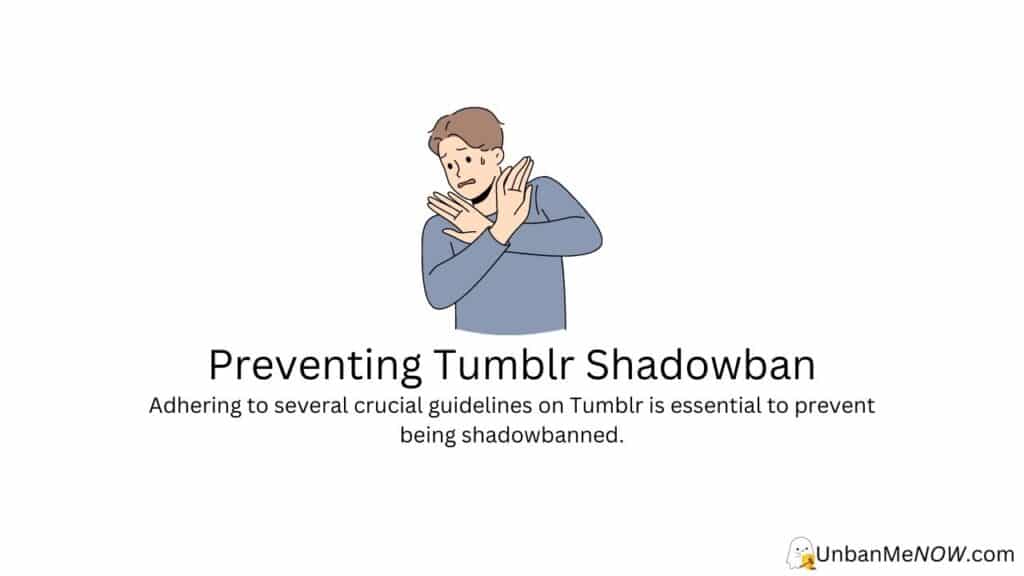 Prevent Tumblr Shadowban
