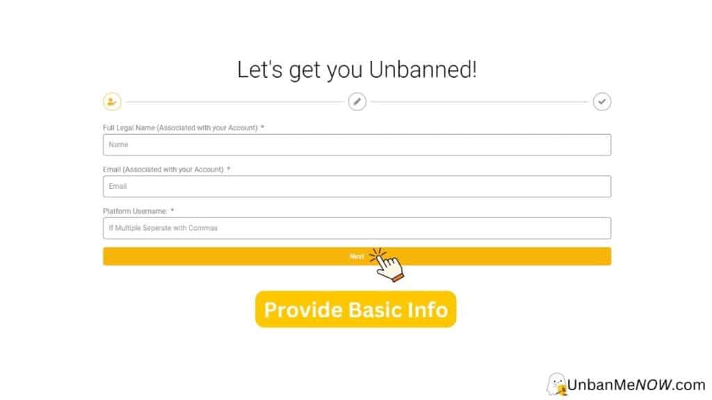 Provide your Basic InformationProvide your Basic Information