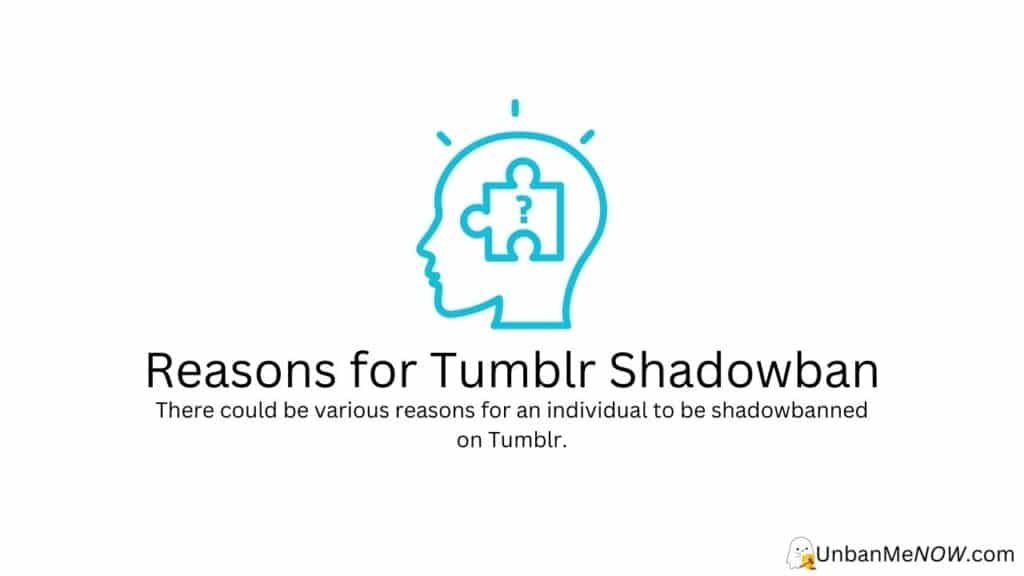Reasons for getting Shadowbanned on Tumblr