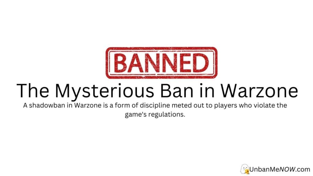 Shadowban in Warzone